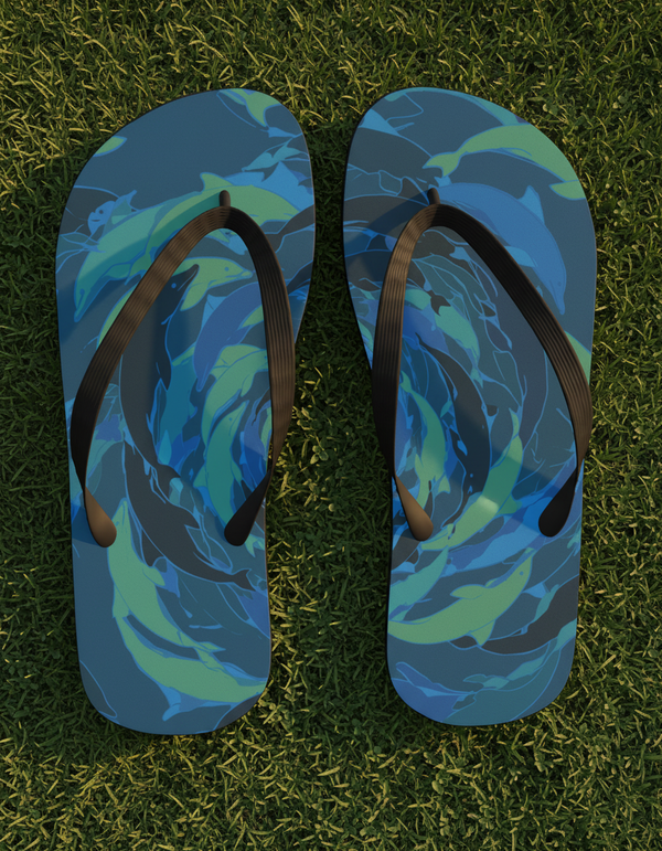 Dolphin Collection flip flops