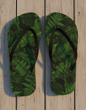 Fern Collection flip-flops