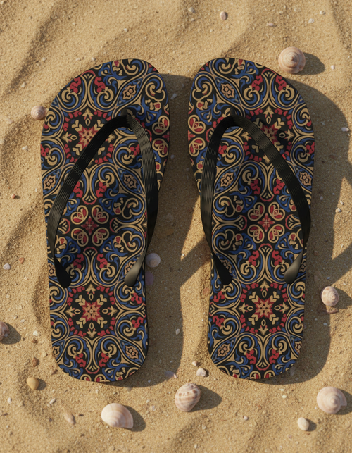 Damask flip flops — Dripper