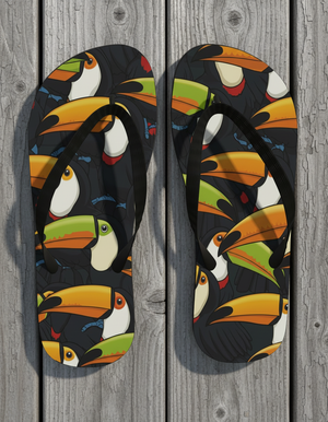 Toucan Collection flip-flops