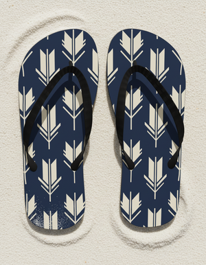 Yagasuri flip-flops