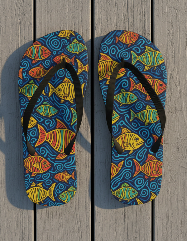 Mola Collection flip flops
