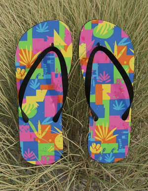 Vivid Flip Flops Flip Flops — Dripper
