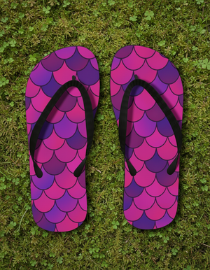Mermaid Collection flip-flops