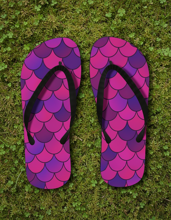 Mermaid Collection flip flops