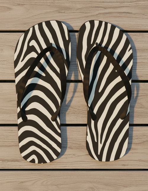 Stripes Flip Flops Flip Flops — Dripper