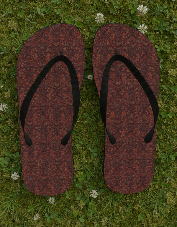 Kasuri flip flops