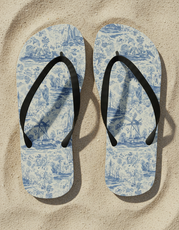 Flip Flops in Cerulean
