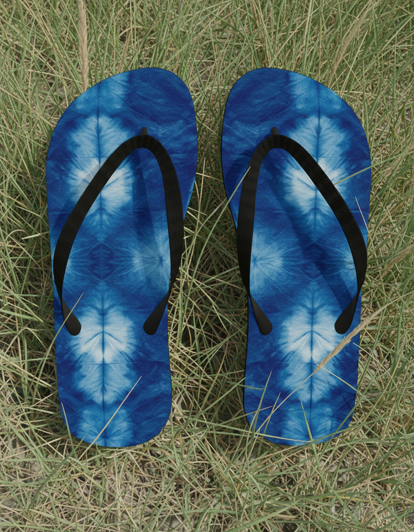Shibori Collection flip flops