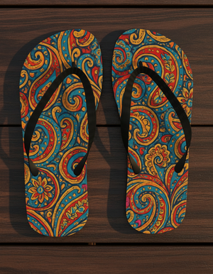 Kaleidoscope flip flops
