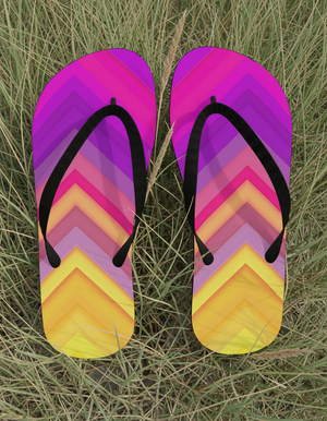 Chevron Collection flip-flops