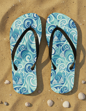 Ocean Collection flip-flops