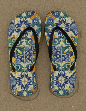 Azulejo Flip Flops bikini — Dripper