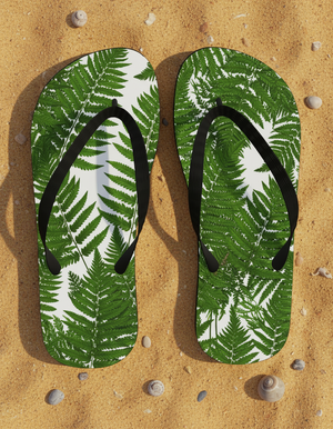 Foliage Flip Flops Flip Flops — Dripper