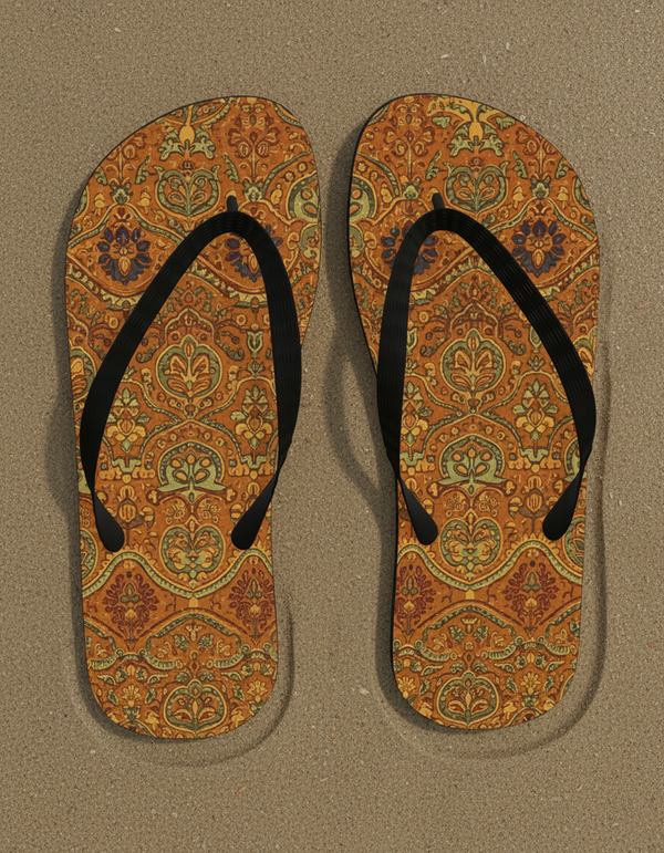 Flip Flops in Rangoli