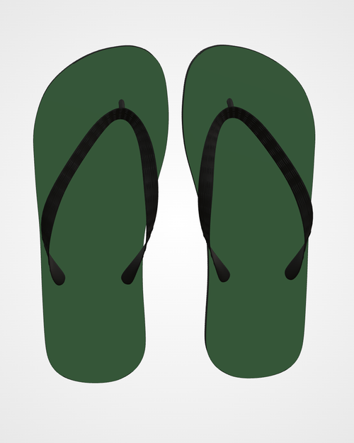 Hunter Green Flip Flops Flip Flops — Lolekai