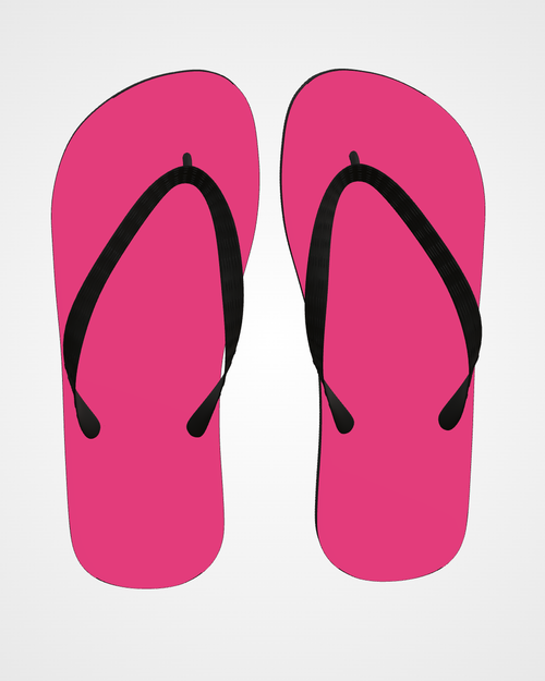 Schiaparelli Pink Flip Flops Flip Flops — Lolekai