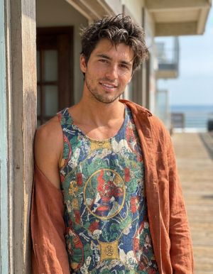 Silhouette Tank Top Men's Tank Top — Lolekai