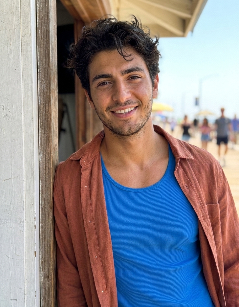 Tank top in Electric Blue