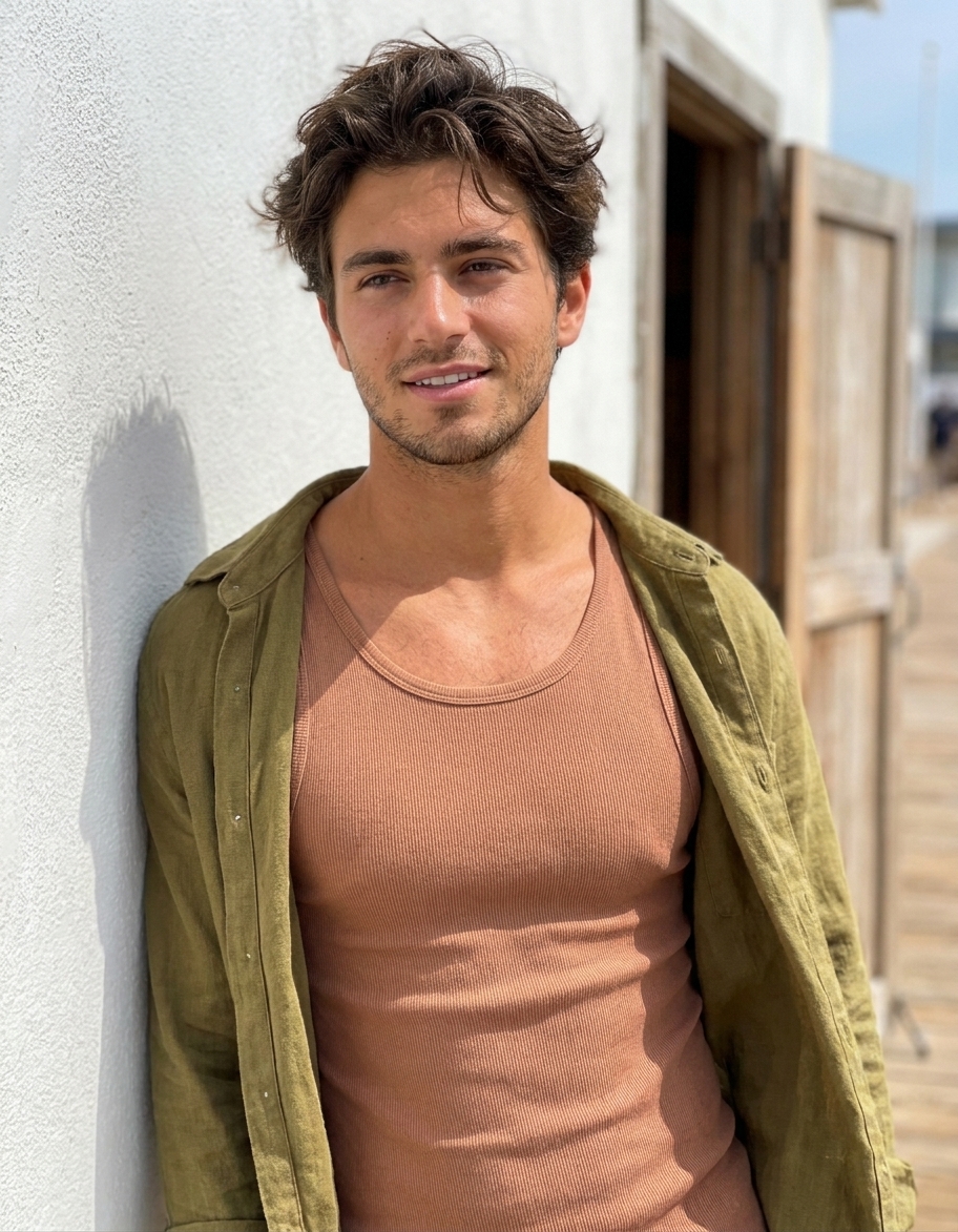 Tank top in Clay