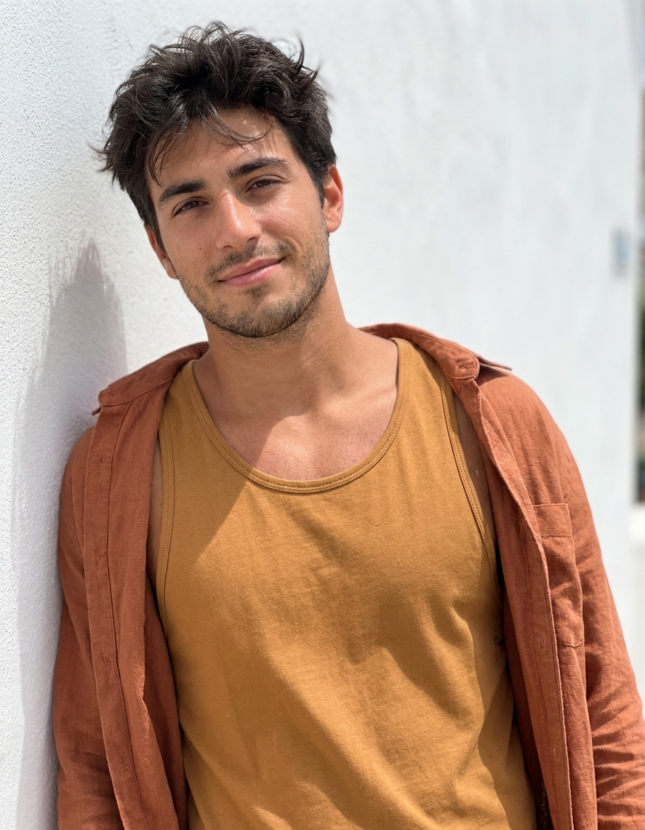Tank top in Caramel