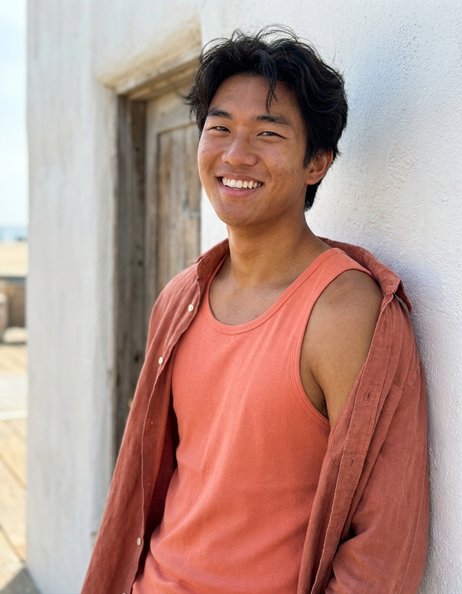 Tank top in Tomato