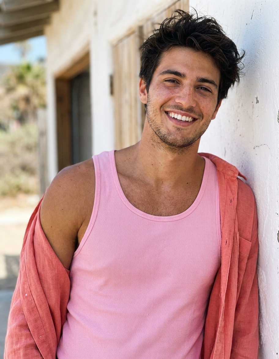 Tank top in Bubblegum