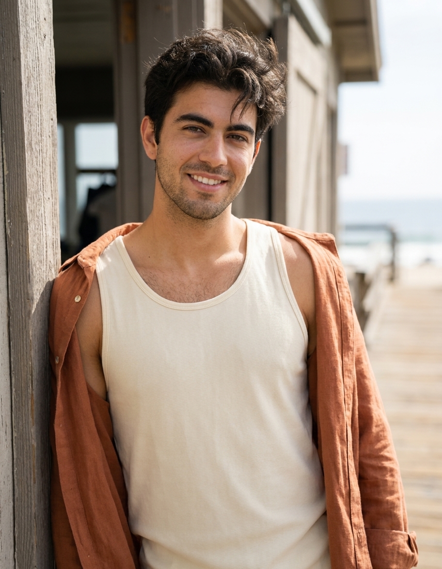 Tank top in Eggshell