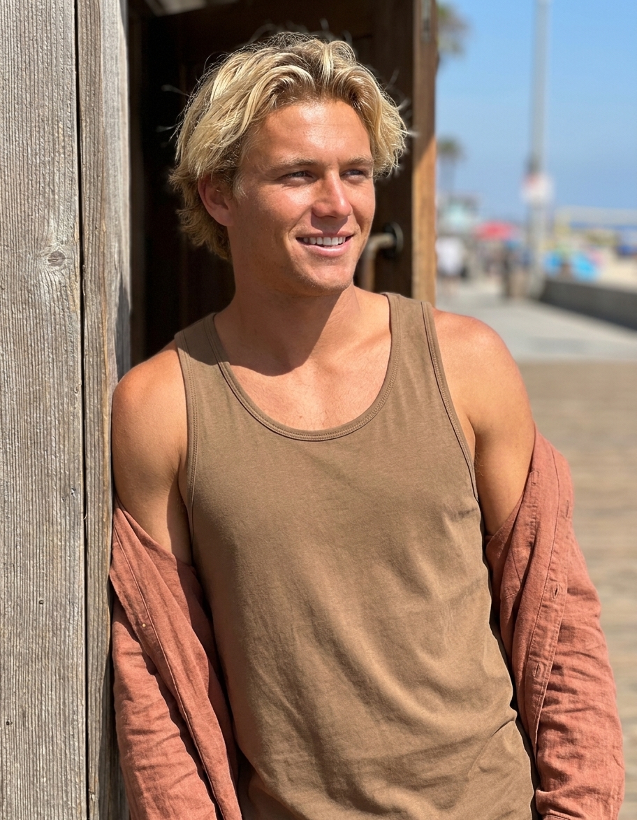 Tank top in Hazelnut