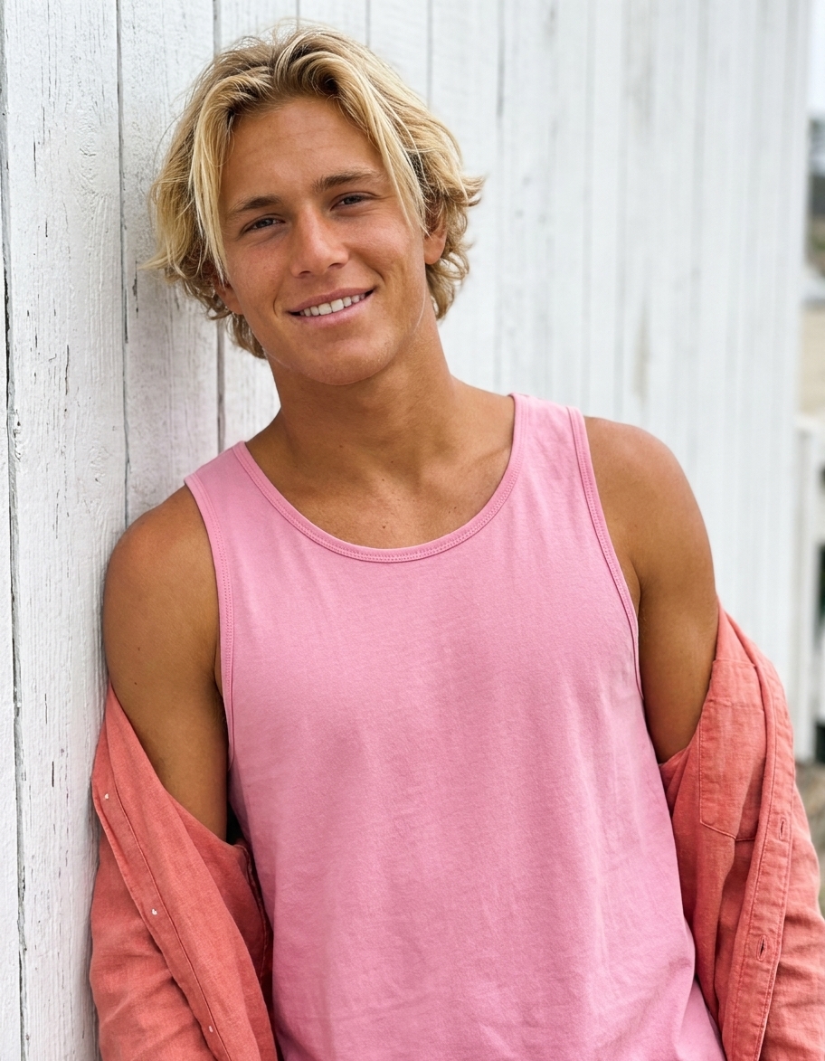 Tank top in Candy Pink