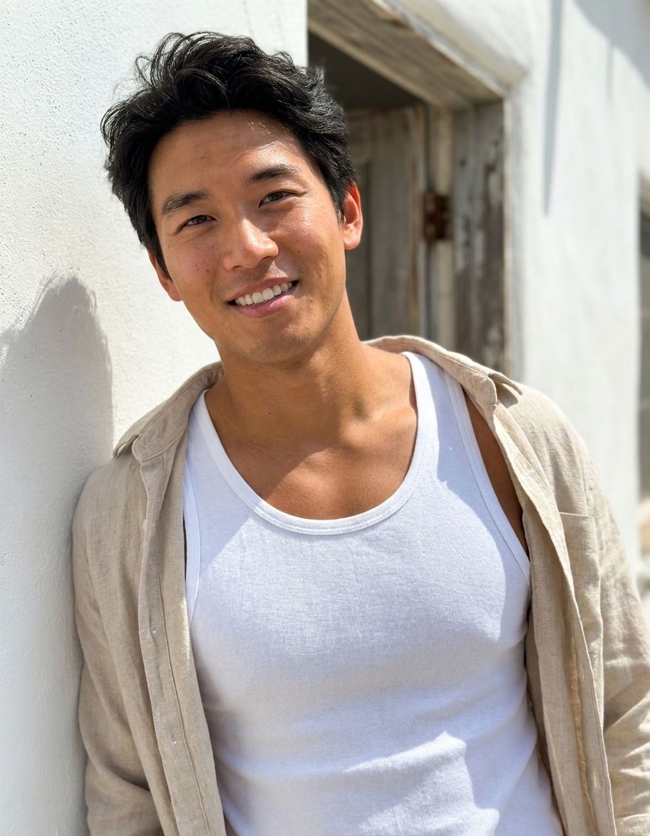 White Tank Top Men's Tank Top — Lolekai