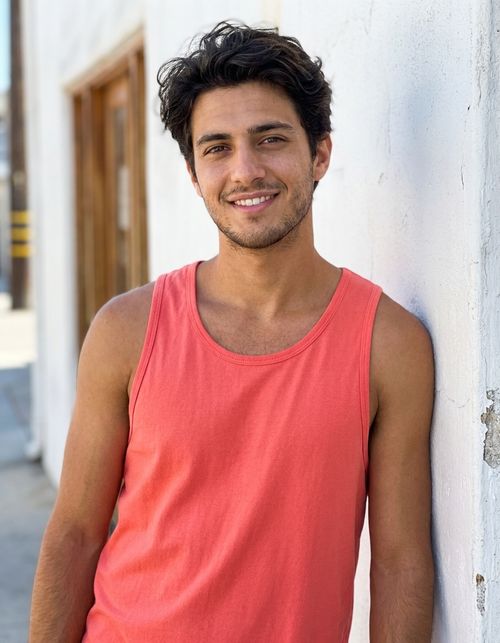 Neon Coral Tank Top