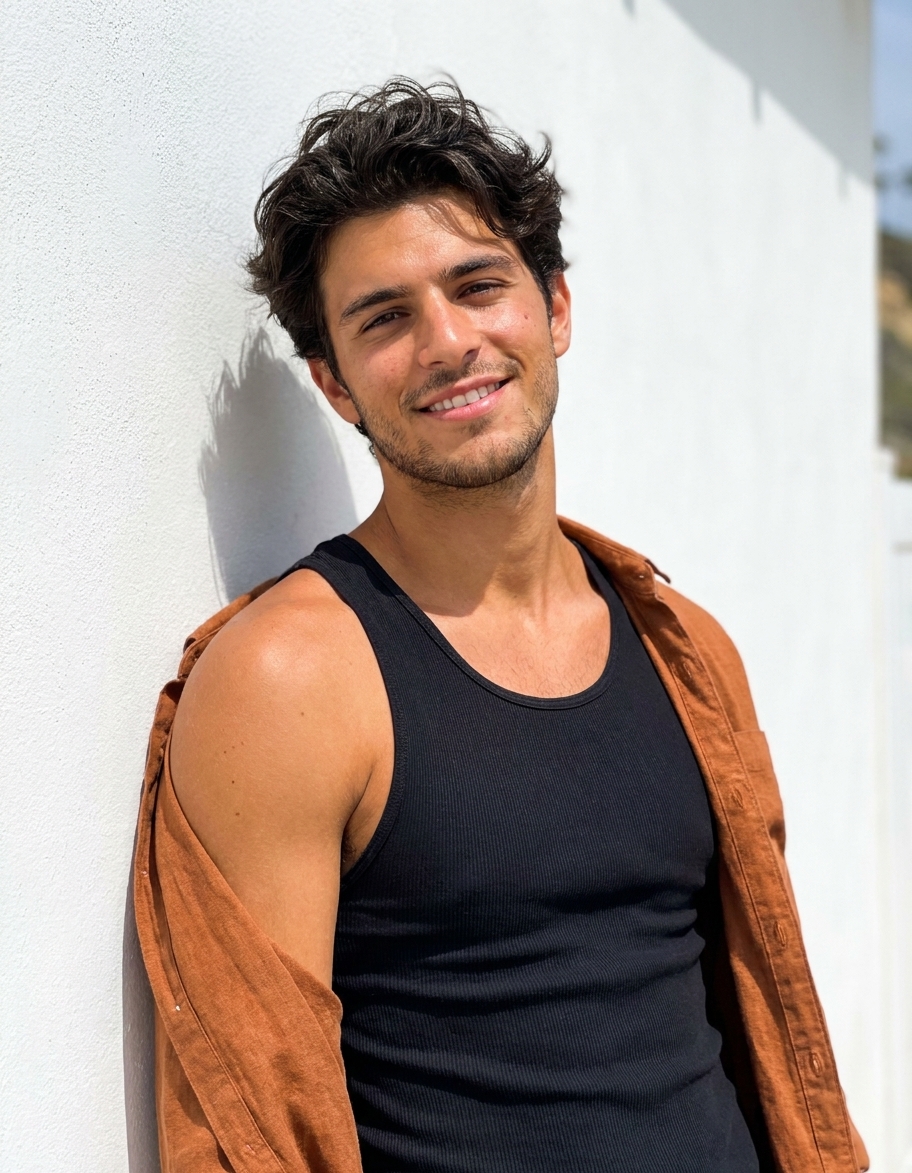 Tank top in Midnight Black
