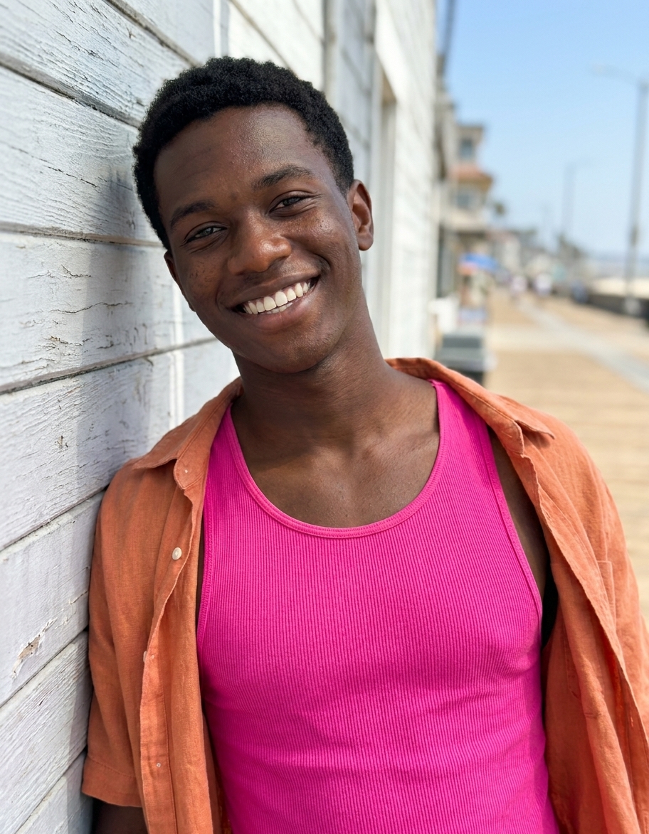 Tank top in Shocking Pink