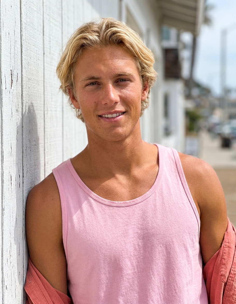 Tank top in Baby Pink