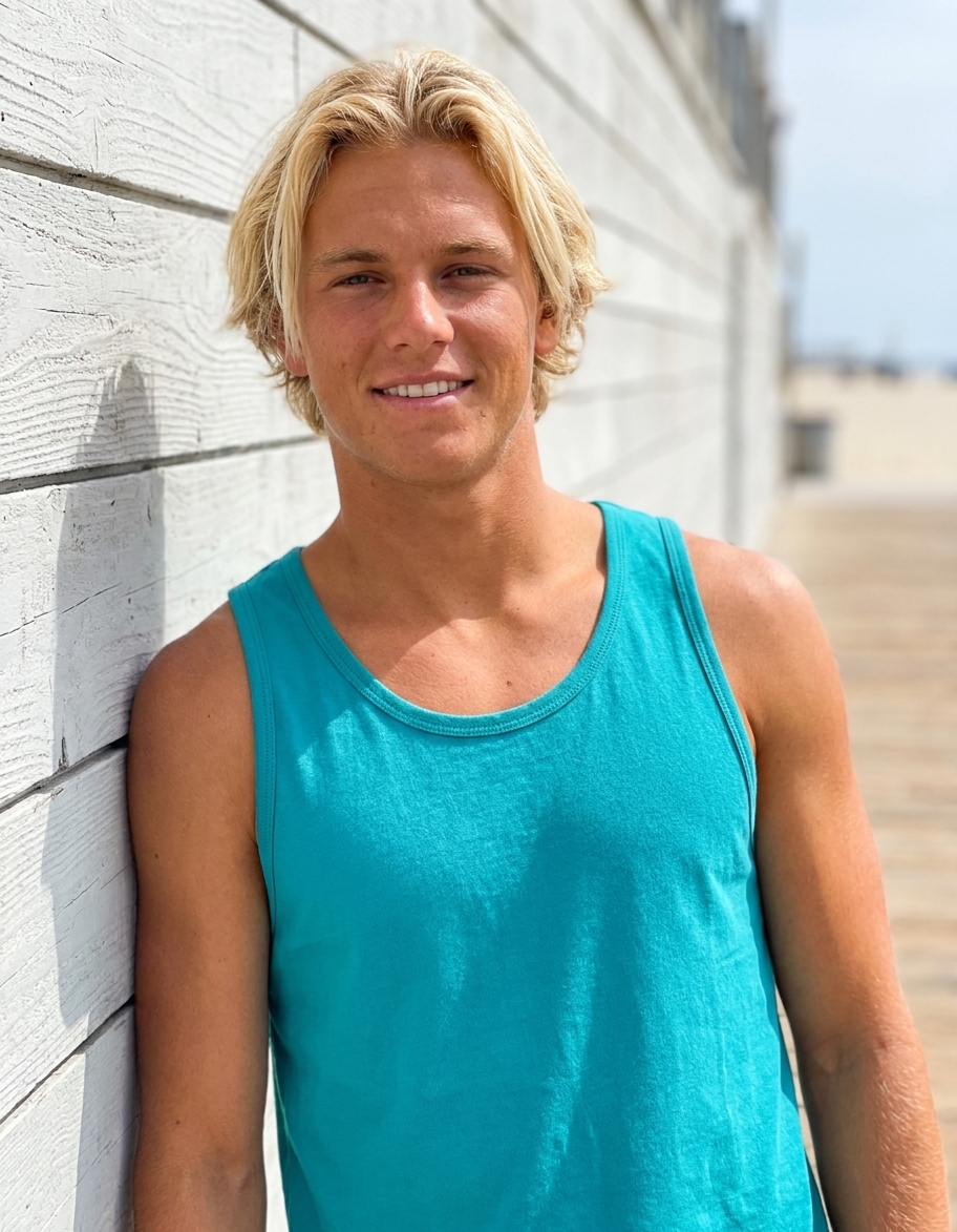 Tank top in Teal