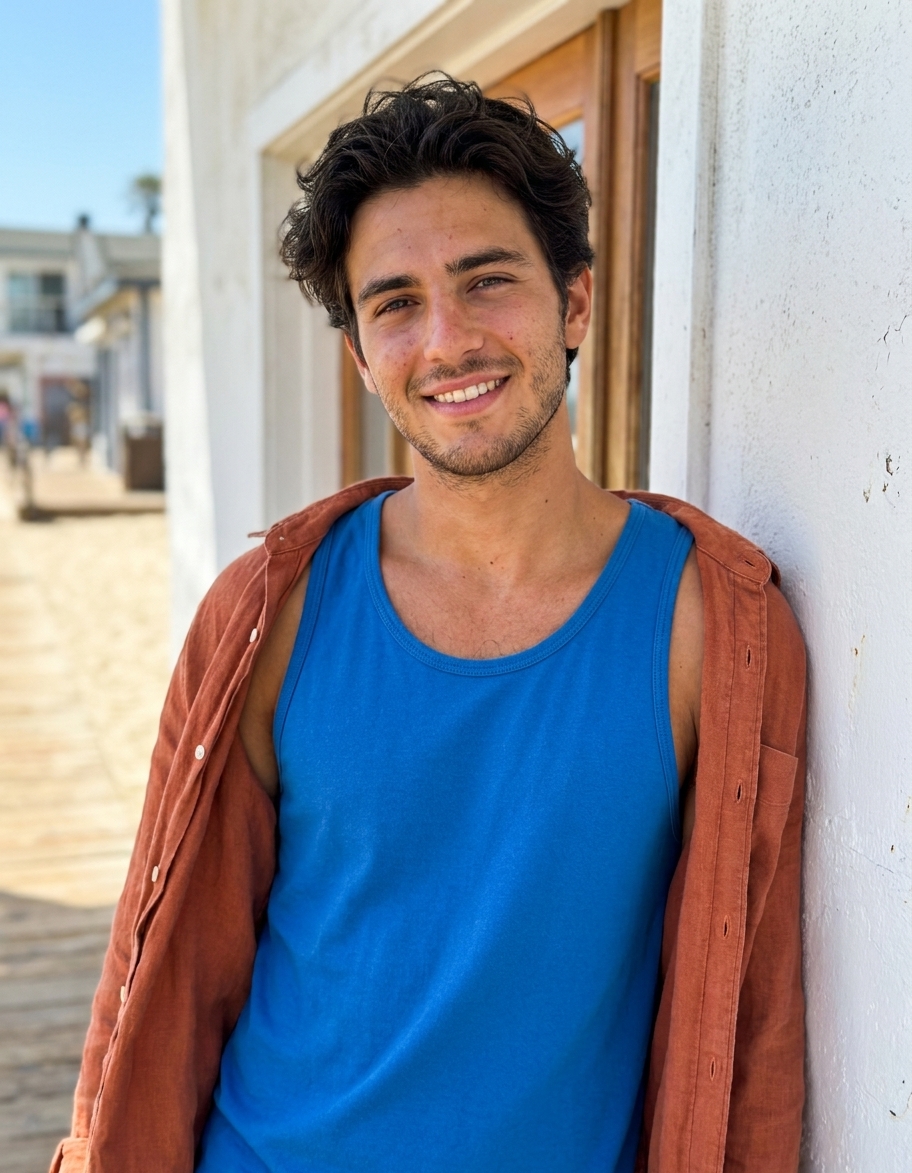Tank top in Blue