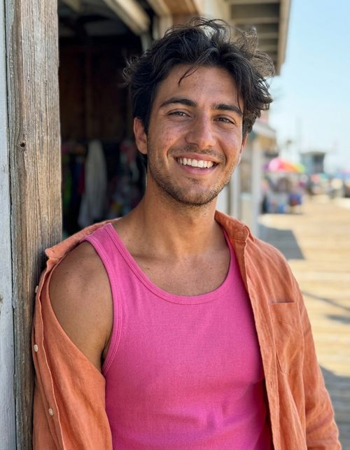 Pink Tank Top Men's Tank Top — Lolekai