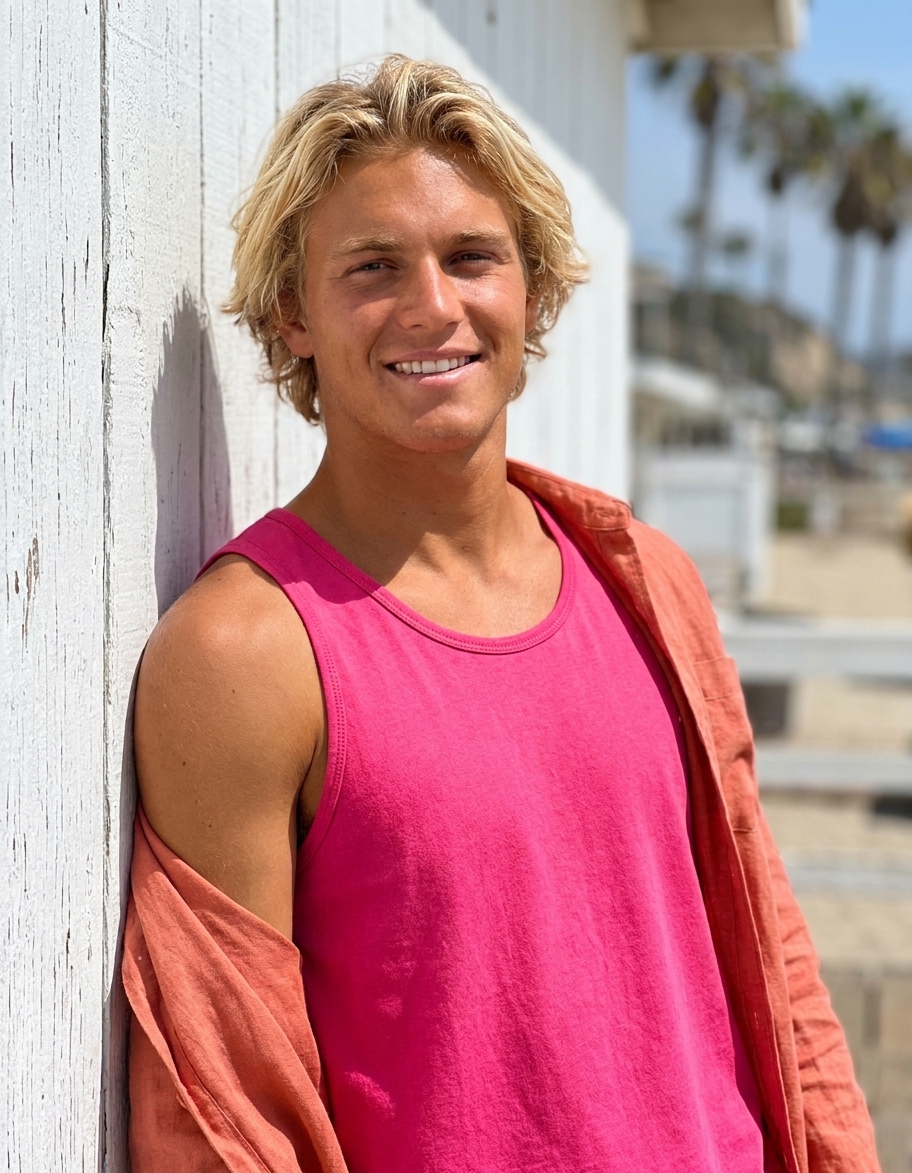 Tank top in Hot Pink