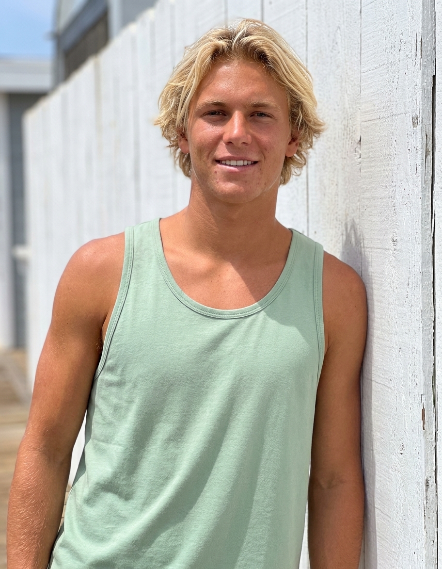 Tank top in Sea Glass