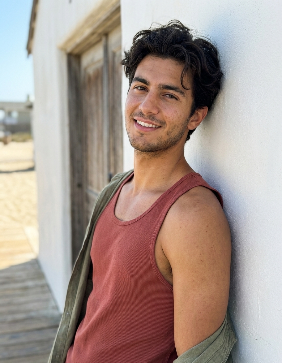 Tank top in Redwood