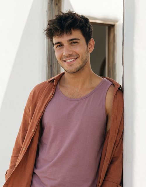 Mauve Tank Top Men's Tank Top — Lolekai