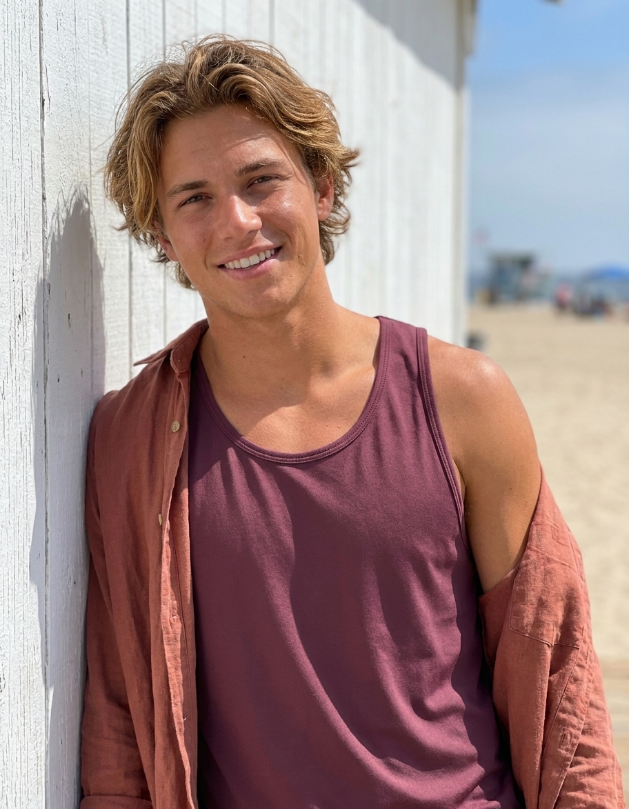 Tank top in Plum