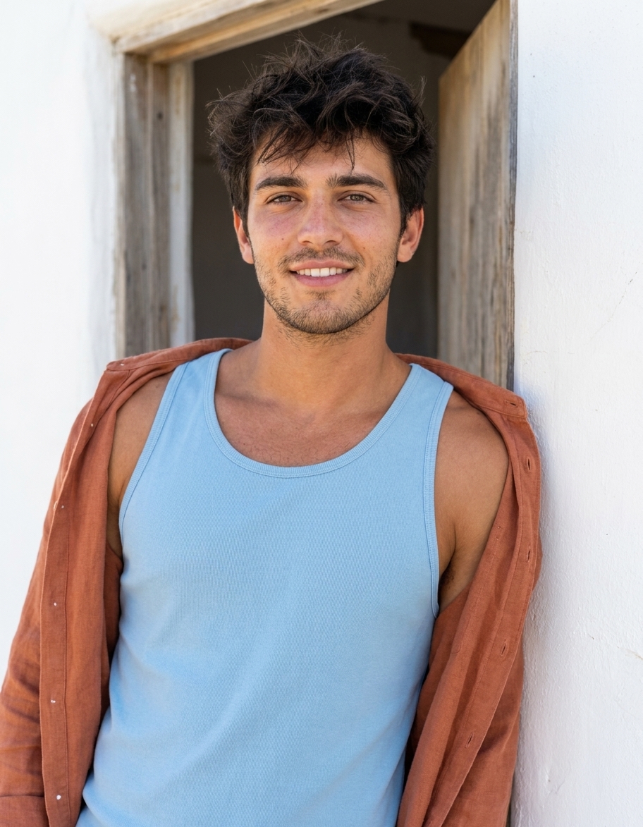 Tank top in Baby Blue