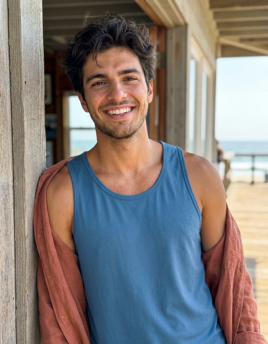 Tank top in Steel
