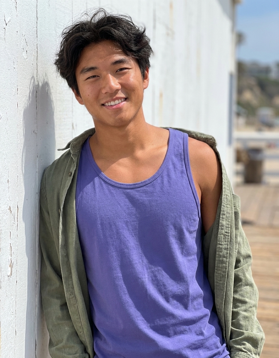 Tank top in Slate Blue