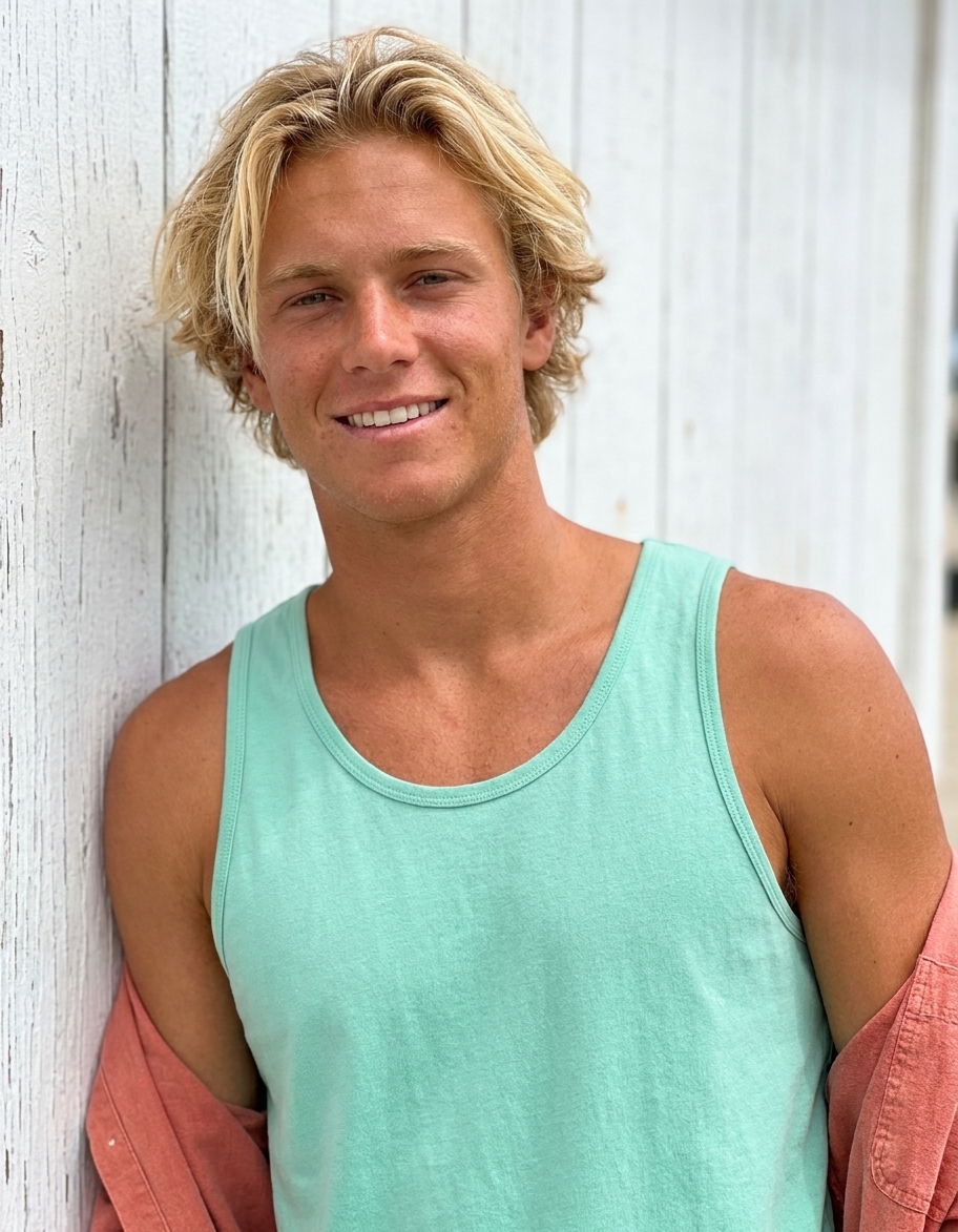 Tank top in Seafoam