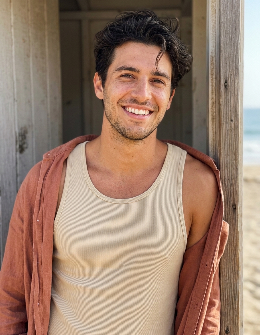 Tank top in Beige