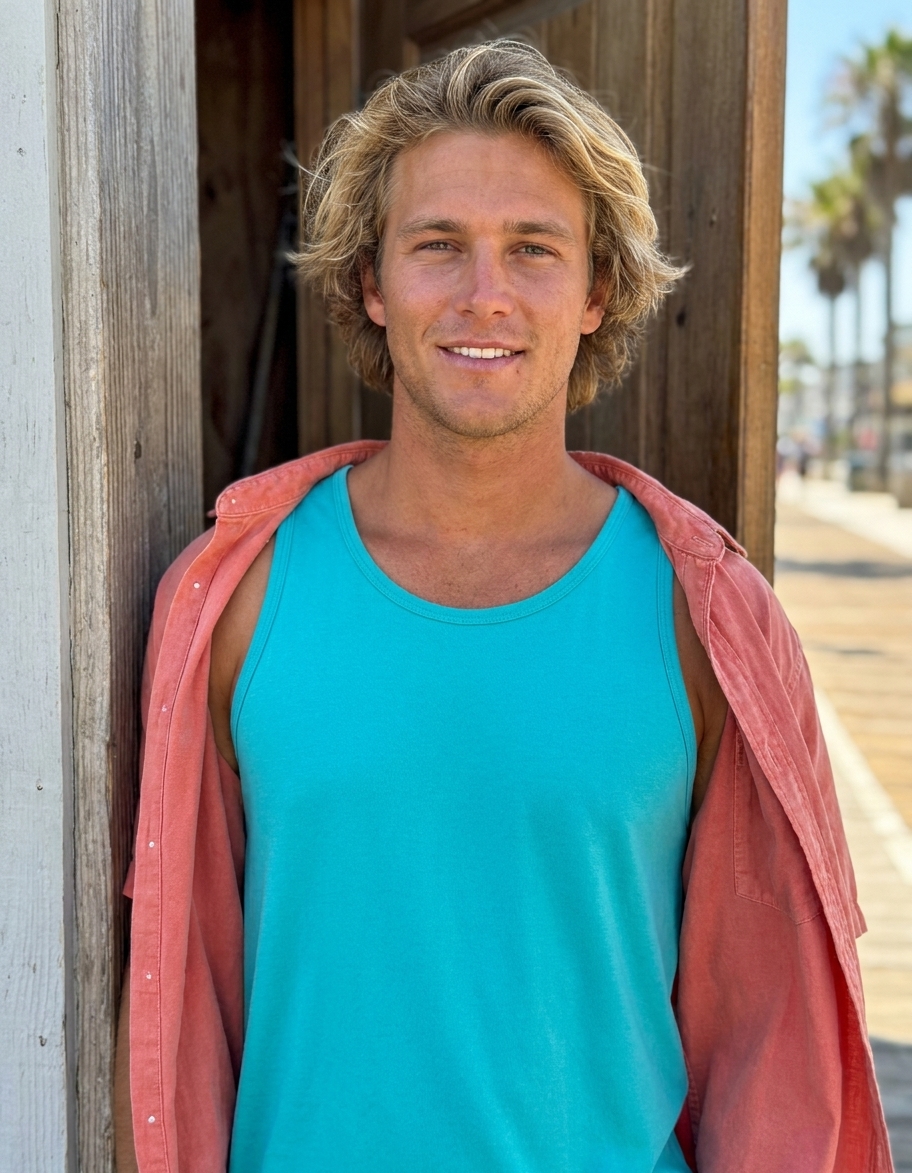 Tank top in Tiffany Blue