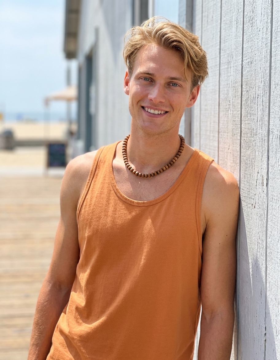 Tank top in Sunstone